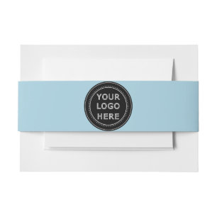 Modern, Minimalist, Elegant and Customizable  Invitation Belly Band