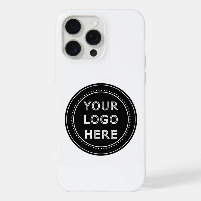 Modern, Minimalist, Elegant and Customizable  iPhone Case (Back)