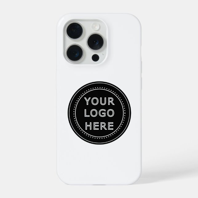 Modern, Minimalist, Elegant and Customizable  iPhone Case (Back)