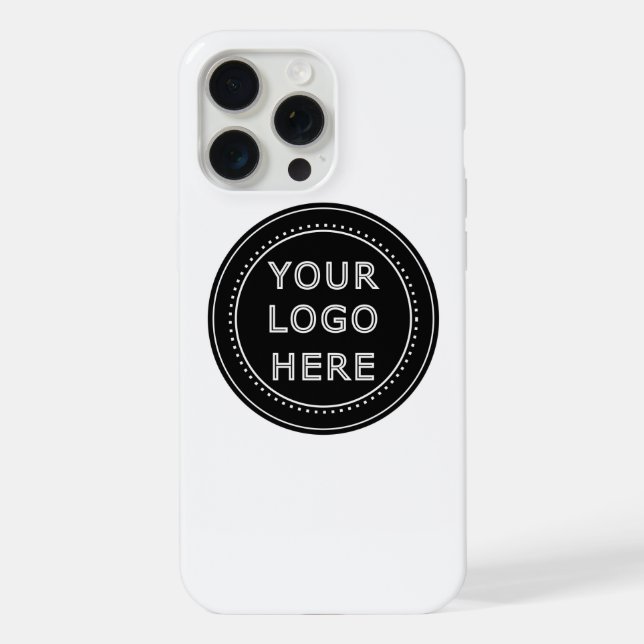 Modern, Minimalist, Elegant and Customizable  iPhone Case (Back)