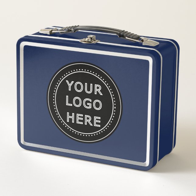 Modern, Minimalist, Elegant and Customizable  Metal Lunch Box (Front)