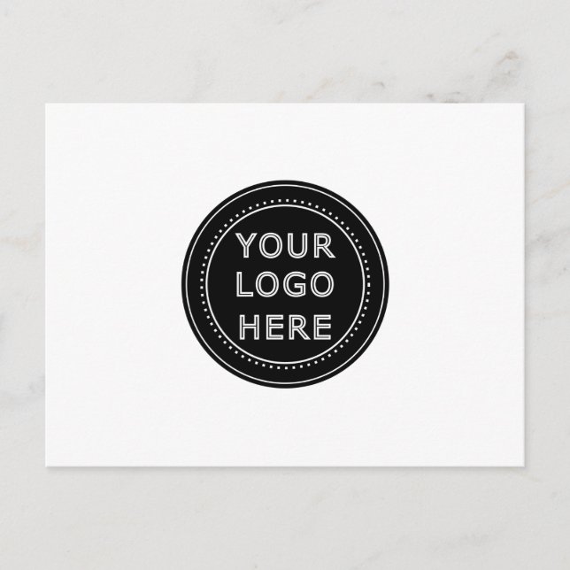 Modern, Minimalist, Elegant and Customizable  Postcard (Front)