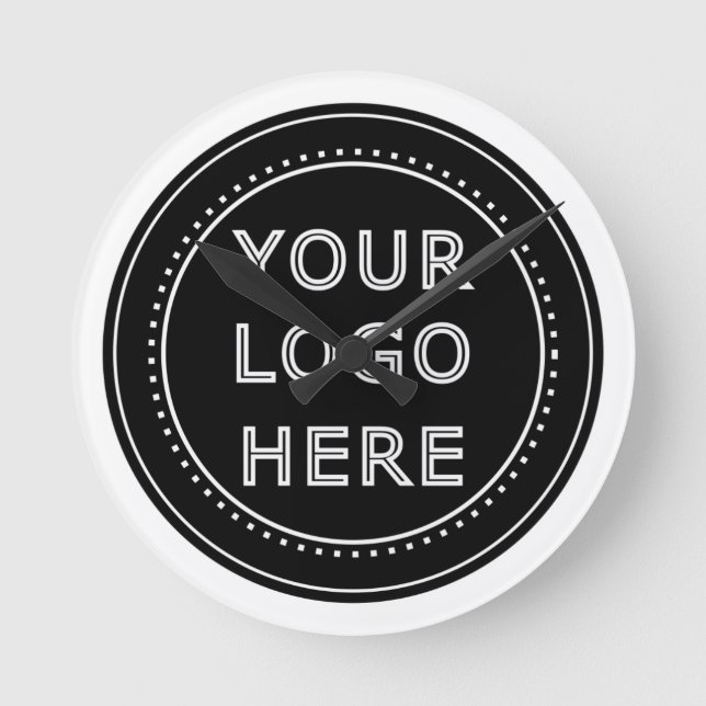 Modern, Minimalist, Elegant and Customizable  Round Clock (Front)