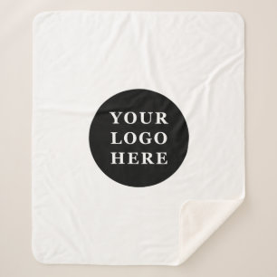 Modern, Minimalist, Elegant and Customizable  Sherpa Blanket