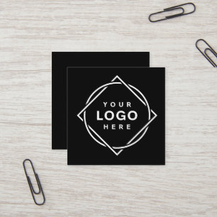 Modern, Minimalist, Elegant and Customizable  Square Business Card