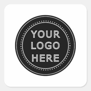  Modern, Minimalist, Elegant and Customizable  Square Sticker