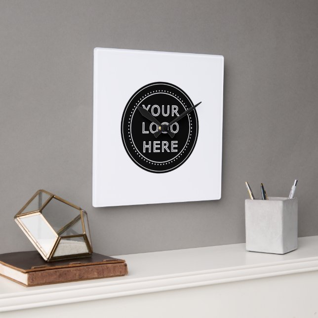 Modern, Minimalist, Elegant and Customizable  Square Wall Clock (Office)