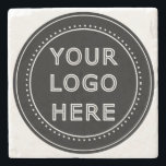 Modern, Minimalist, Elegant and Customizable  Stone Coaster<br><div class="desc">EVERYONE CAN USE THIS DESIGN.You are free to add,  edit,  or resize the logo,  photo,  text,  and colours as you choose.Many thanks.</div>