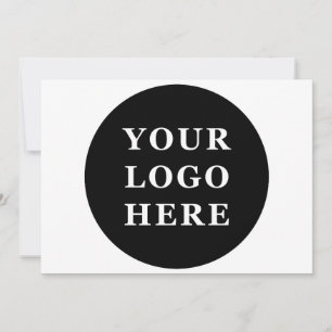 Modern, Minimalist, Elegant and Customizable  Thank You Card