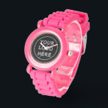 Modern, Minimalist, Elegant and Customizable  Watch<br><div class="desc">EVERYONE CAN USE THIS DESIGN.You are free to add,  edit,  or resize the logo,  photo,  text,  and colours as you choose.Many thanks.</div>