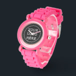 Modern, Minimalist, Elegant and Customizable  Watch<br><div class="desc">EVERYONE CAN USE THIS DESIGN.You are free to add,  edit,  or resize the logo,  photo,  text,  and colours as you choose.Many thanks.</div>