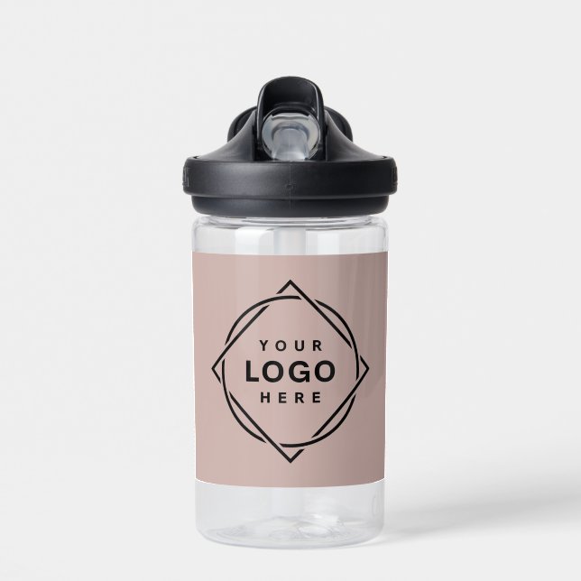 Modern, Minimalist, Elegant and Customizable  Water Bottle (Front)
