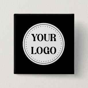 Modern, Minimalist, Elegant & Customizable 2 Inch Square Button