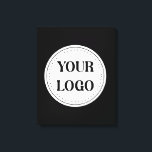 Modern, Minimalist, Elegant & Customizable Canvas Print<br><div class="desc">EVERYONE CAN USE THIS DESIGN.You are free to add,  edit,  or resize the logo,  photo,  text,  and colours as you choose.Many thanks.</div>