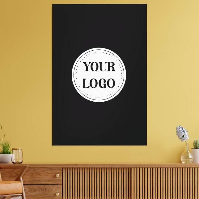 Modern, Minimalist, Elegant & Customizable Canvas Print (Insitu(LivingRoom))