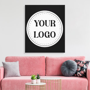 Modern, Minimalist, Elegant & Customizable Canvas Print