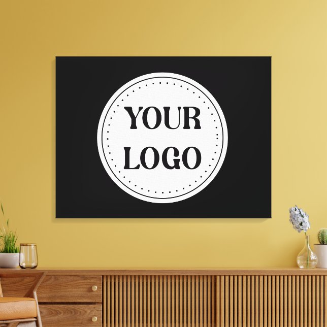 Modern, Minimalist, Elegant & Customizable Canvas Print (Insitu(LivingRoom))