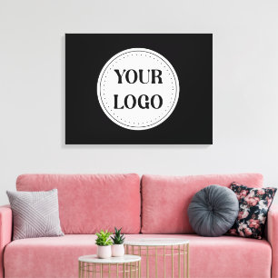 Modern, Minimalist, Elegant & Customizable Canvas Print