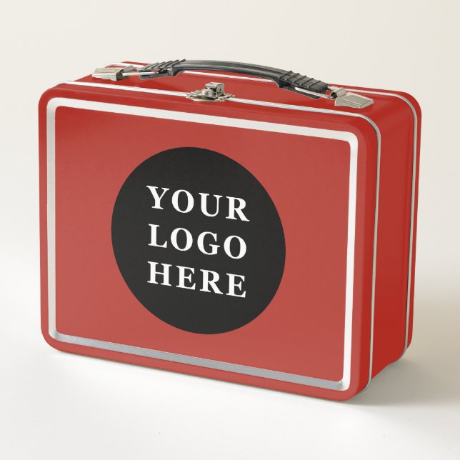 Modern, Minimalist, Elegant & Customizable Metal Lunch Box (Front)