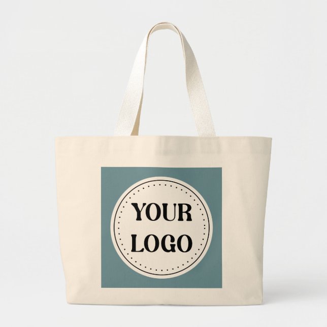 Modern, minimalist, elegant &customizable Ornament Large Tote Bag (Front)
