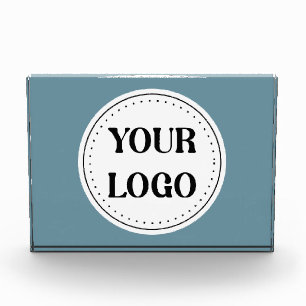 Modern, minimalist, elegant &customizable Ornament Photo Block