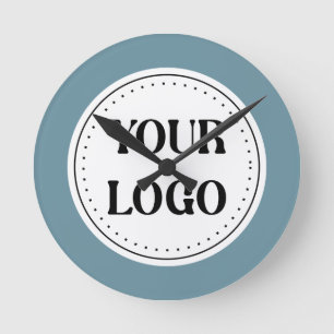 Modern, minimalist, elegant &customizable Ornament Round Clock