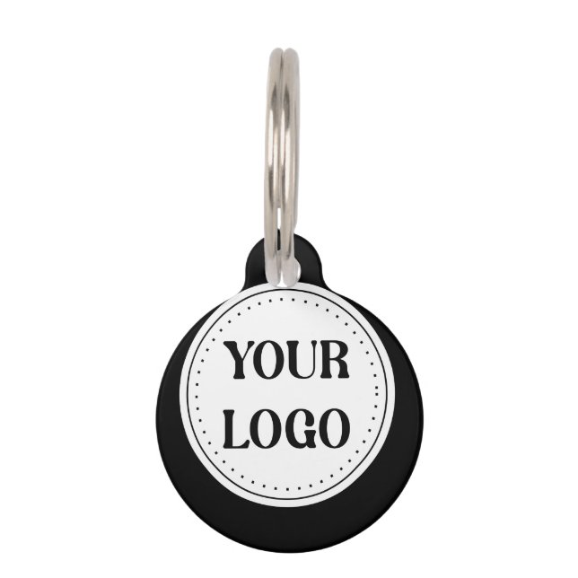 Modern, Minimalist, Elegant & Customizable Pet Tag (Front)