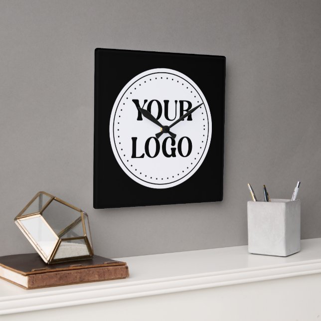 Modern, Minimalist, Elegant & Customizable Square Wall Clock (Office)