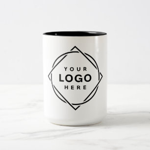 Modern, Minimalist, Elegant & Customizable  Two-Tone Coffee Mug