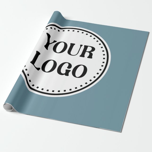 Modern, Minimalist, Elegant & Customizable Wrapping Paper (Unrolled)