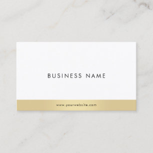 Modern Minimalist Elegant Gold Template Popular Business Card