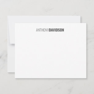 Modern Minimalist Elegant Professional Card