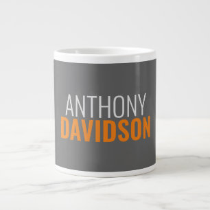Modern Minimalist Elegant Professional Plain Large Coffee Mug
