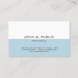 Modern Minimalist Elegant Simple Designed Template Business Card
