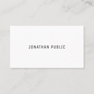 Modern Minimalist Elegant Trendy Simple Template Business Card