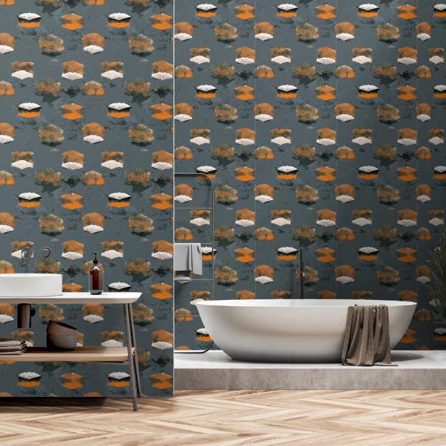 Modern Minimalist elegant Wallpaper (Bathroom)