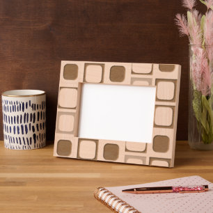 Modern Minimalist Geometric Engraved Picture Frame