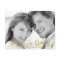 Modern Minimalist Gold Save the Date Postcard