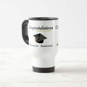 Modern Minimalist graduation class of 2023   Travel Mug