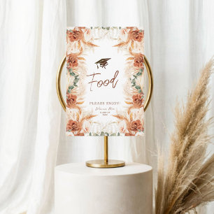 Modern Minimalist Graduation Food Card 