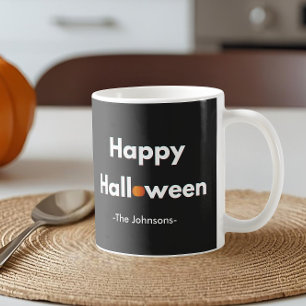 Modern Minimalist Halloween – Personalized Coffee Mug