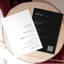 Modern Minimalist Handwriting All in One Wedding
