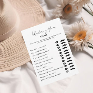 Modern Minimalist He Said She said Game card