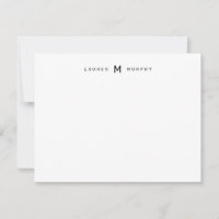 Modern Minimalist Initial Monogram