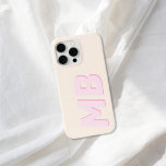 Modern Minimalist Initial Monogram iPhone 15 Pro Max Case<br><div class="desc">Modern Minimalist Initial Monogram iPhone Case</div>