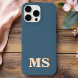 Modern Minimalist Initial Monogram iPhone 16 Pro Max Case<br><div class="desc">Create your own personalized iPhone Case with custom initial name in modern minimalist typography. Available in a variety of colours and styles.</div>