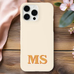 Modern Minimalist Initial Monogram iPhone 16 Pro Max Case<br><div class="desc">Create your own personalized iPhone Case with custom initial name in modern minimalist typography. Available in a variety of colours and styles.</div>