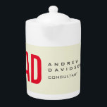 Modern Minimalist Initials Red Monogram Beige<br><div class="desc">Plain Minimalist Modern Designs. They're all simple,  attractive,  unique.</div>