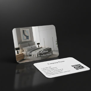 Modern Minimalist Interior Photo   Vacation Rental Business Card