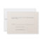 Modern Minimalist Ivory RSVP Card